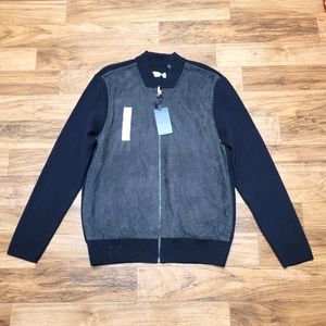 Nwt! Five Four Black/Gray Bomber Sz xl